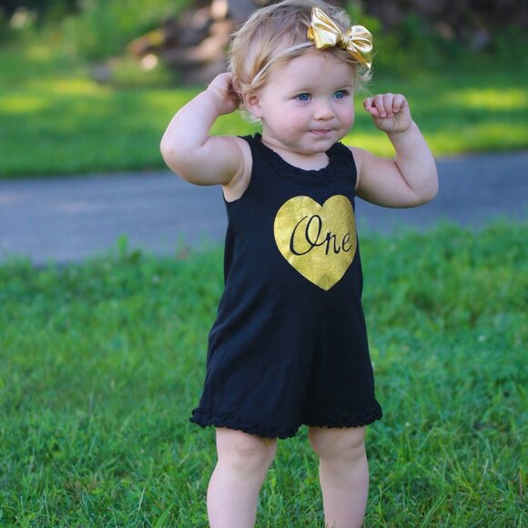 First Birthday Dress Baby Girl - Picture 8 of 9